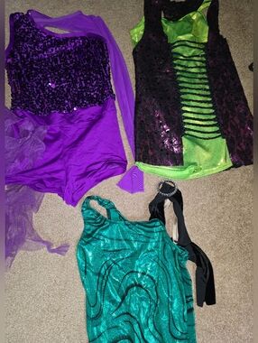 3 Girls Dance Costumes Sizes Child Large Or Adult Small